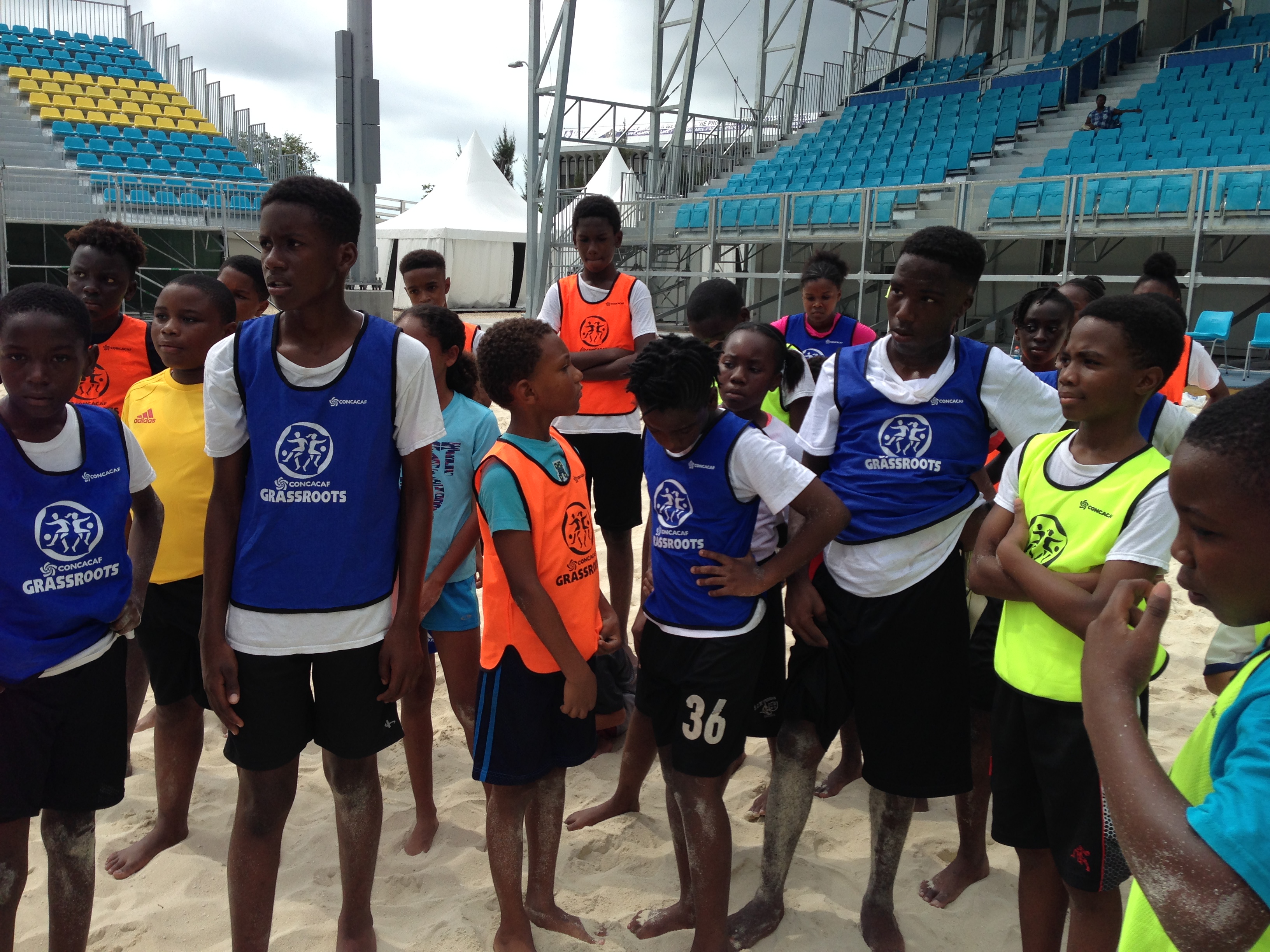 Bahamas FA Hosts Beach Soccer Clinics for Kids United FC